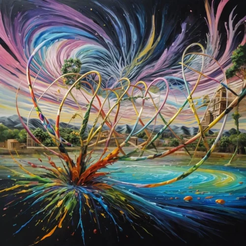 fireworks art,psychedelic art,oil painting on canvas,abstract painting,star winds,colorful tree of life,energy field,abstract artwork,shamanism,solar wind,glass painting,art painting,indigenous painting,chalk drawing,flow of time,magnetic field,soundwaves,dance with canvases,oil on canvas,boho art