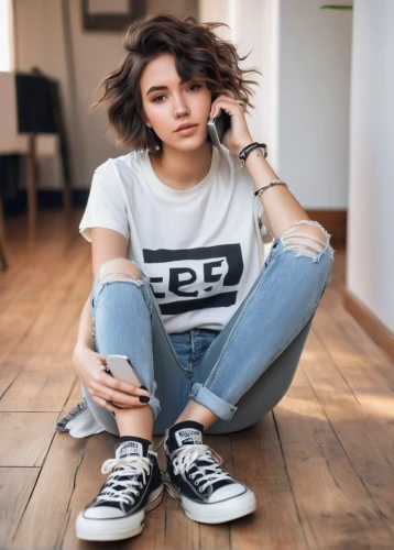 girl in t-shirt,girl sitting,gap kids,teen,ripped jeans,skater,relaxed young girl,vans,converse,tshirt,adidas,sneakers,gap,grunge,isolated t-shirt,cute clothes,punk,girl portrait,holding shoes,tee,Conceptual Art,Daily,Daily 08