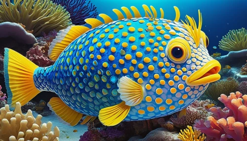 coral reef fish,triggerfish-clown,coral fish,lemon butterflyfish,coral guardian,golden angelfish,butterflyfish,beautiful fish,marine fish,sea animal,blue stripe fish,marine animal,triggerfish,imperator angelfish,underwater fish,blue angel fish,coral reef,lemon surgeonfish,butterfly fish,angelfish,Illustration,American Style,American Style 06