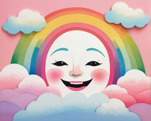 rainbow background,rainbow clouds,rainbow pencil background,raimbow,unicorn face,soundcloud icon,circus,rainbow color balloons,creepy clown,clown,rainbow,rainbow unicorn,rodeo clown,raincloud,cloud mood,applause,scary clown,neon carnival brasil,horror clown,circus animal,Illustration,Japanese style,Japanese Style 16