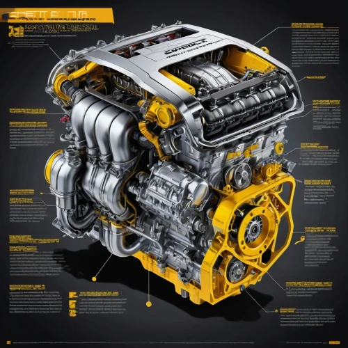 internal-combustion engine,automotive engine timing part,car engine,race car engine,truck engine,automotive engine part,super charged engine,mercedes engine,engine,audi v8,automotive fuel system,4-cylinder,8-cylinder,slk 230 compressor,bmw engine,dodge ram rumble bee,engine block,yellow machinery,v8,cylinder block,Unique,Design,Infographics