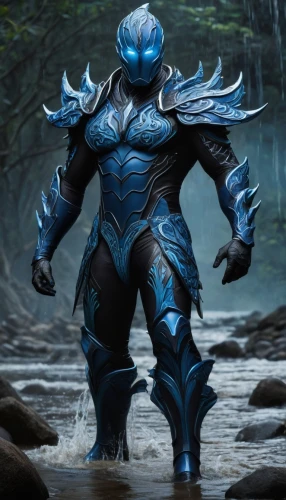 garuda,alien warrior,fantasy warrior,kadala,knight armor,blue enchantress,leeuwarder current,armored,paysandisia archon,blue tiger,dane axe,yuvarlak,cleanup,wall,blue demon,male character,scarab,vidraru,wind warrior,warlord,Conceptual Art,Fantasy,Fantasy 34