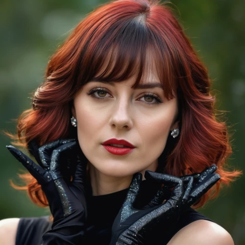 birce akalay,lindsey stirling,asymmetric cut,red-haired,pixie-bob,red russian,red hair,black widow,pixie cut,dark red,romantic look,red head,black macaws sari,retro woman,poppy red,retouch,redhair,british actress,color 1,portrait photography,Photography,General,Natural