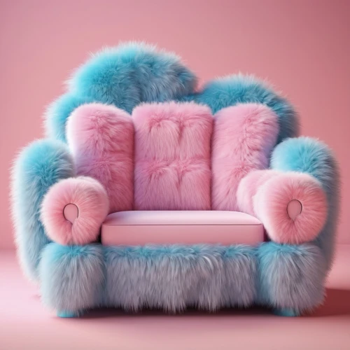 soft furniture,pink chair,sleeper chair,sofa,loveseat,sofa bed,armchair,sofa set,fur,couch,cotton candy,club chair,chaise longue,chaise,recliner,fur clothing,furniture,baby bed,bean bag chair,futon,Unique,3D,3D Character