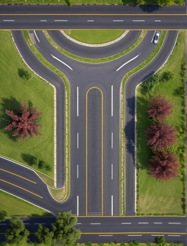 highway roundabout,traffic circle,roundabout,intersection,traffic junction,paved square,city highway,two way traffic,turn left,right turn,winding roads,roads,roadway,pedestrian crossing,curvy road sign,dual carriageway,crossroad,car outline,uneven road,suburban