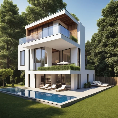 modern house,3d rendering,holiday villa,modern architecture,luxury property,smart home,villa,cubic house,smart house,garden elevation,residential house,house shape,pool house,house drawing,landscape design sydney,floorplan home,render,inverted cottage,residential property,dunes house,Photography,General,Realistic