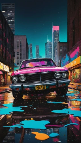 toyota ae85,80s,camaro,chevrolet opala,3d car wallpaper,neon arrows,retro car,retro background,cityscape,urban,cyberpunk,80's design,neon lights,corolla,challenger,chevrolet camaro,elektrocar,e31,jensen interceptor,ford xa falcon,Photography,Artistic Photography,Artistic Photography 05