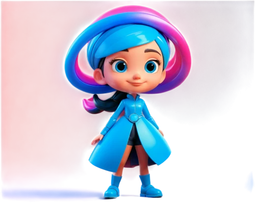 cute cartoon character,smurf figure,stylized macaron,3d model,vector girl,3d figure,disney character,agnes,beret,pixie-bob,violet head elf,lilo,aqua,elf,cute cartoon image,3d rendered,3d render,kosmea,tara,game character,Unique,3D,3D Character