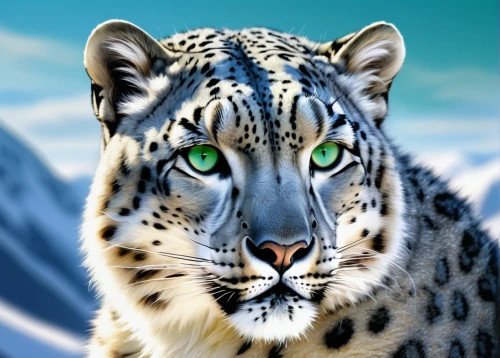 snow leopard,white tiger,blue tiger,jaguar,felidae,leopard,white bengal tiger,endangered,amur adonis,siberian tiger,leopard head,african leopard,wild cat,animal portrait,leopard's bane,egyptian mau,ocelot,hosana,the amur adonis,diamond zebra,Art,Artistic Painting,Artistic Painting 41