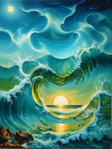 japanese waves,ocean waves,seascape,japanese wave,sea landscape,water waves,tidal wave,oil painting on canvas,ocean background,wind wave,wave pattern,sea fantasy,god of the sea,sea storm,chinese art,waves,the wind from the sea,art painting,coastal landscape,tsunami