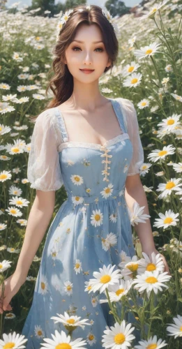 flower background,meadow daisy,girl in flowers,spring background,flowers png,beautiful girl with flowers,flower fairy,flower girl,sunflower lace background,springtime background,field of flowers,blooming field,solar,daisies,daisy 2,dandelion background,hanbok,daisy flower,flower garden,sea of flowers,Photography,Realistic