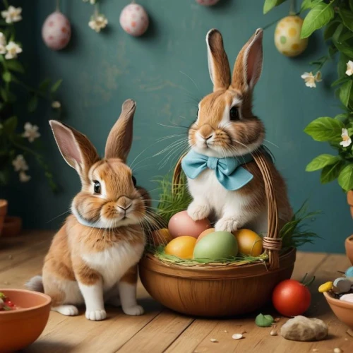 easter rabbits,peter rabbit,easter décor,bunnies,easter theme,rabbits,rabbit family,cute animals,easter brunch,rabbits and hares,easter celebration,easter background,easter festival,easter bunny,easter eggs,easter decoration,animals play dress-up,happy easter hunt,bunny,easter