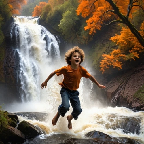 jump river,falls,leap for joy,leap of faith,water fall,falls of the cliff,tower fall,rapids,falling on leaves,rushing water,splashing,wasserfall,brown waterfall,water falls,autumn background,jet d'eau,cascading,to fall,leaping,jumping