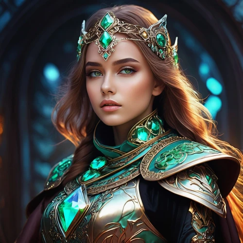 fantasy portrait,fantasy art,fantasy woman,fantasy picture,celtic queen,female warrior,elven,heroic fantasy,3d fantasy,the enchantress,golden crown,sorceress,fantasy warrior,artemisia,eufiliya,sterntaler,mystical portrait of a girl,warrior woman,caerula,fantasy girl,Photography,Artistic Photography,Artistic Photography 12