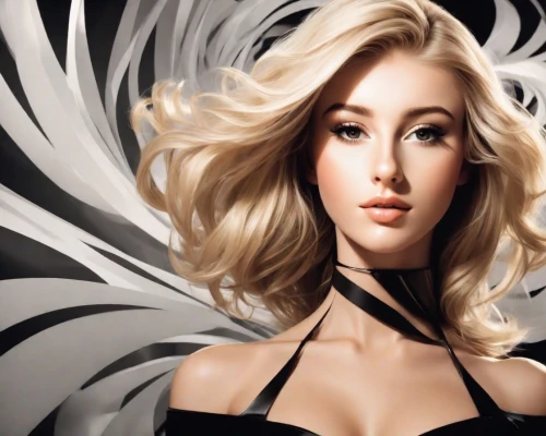 blonde woman,cool blonde,airbrushed,blonde girl,fashion vector,blond girl,fashion illustration,artificial hair integrations,lycia,blond hair,hairstyler,hair iron,art deco background,blonde,fluttering hair,blond,white lady,blonde hair,short blond hair,smooth hair