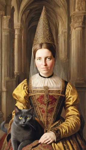 napoleon cat,gothic portrait,cat european,cat portrait,girl with bread-and-butter,portrait of a girl,ritriver and the cat,joan of arc,girl with dog,cat image,child portrait,cat,cat sparrow,girl in a historic way,portrait of christi,portrait of a woman,napoleon,imperial coat,the cat,cat child,Digital Art,Classicism