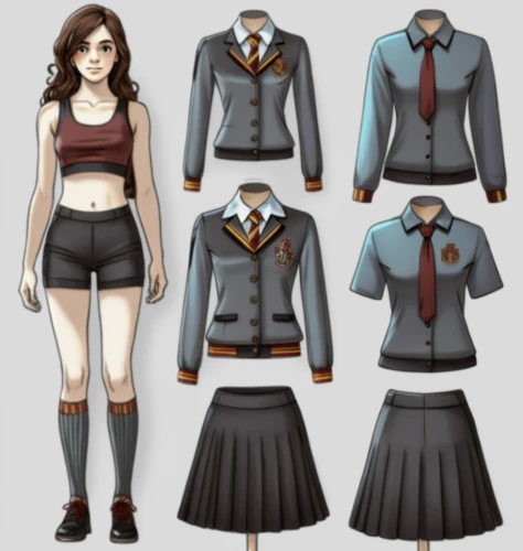 school uniform,school clothes,uniforms,a uniform,school skirt,uniform,sports uniform,women's clothing,warbler,police uniforms,schoolgirl,nurse uniform,costume design,martial arts uniform,ladies clothes,cheerleading uniform,school items,anime japanese clothing,rowan,bunches of rowan,Illustration,Realistic Fantasy,Realistic Fantasy 07