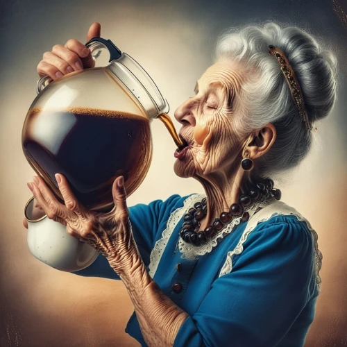 woman drinking coffee,pouring tea,elderly lady,chemex,old woman,grandmother,old age,elderly person,grandma,pensioner,granny,coffeemaker,woman with ice-cream,hand drip coffee,elderly people,care for the elderly,grama,aging,grandparent,older person,Photography,General,Natural
