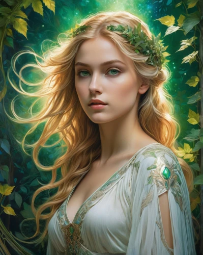 faery,faerie,fantasy portrait,dryad,jessamine,fae,mystical portrait of a girl,fantasy art,fairy queen,the enchantress,elven flower,fairy tale character,rapunzel,rosa 'the fairy,elven,fantasy picture,romantic portrait,flora,celtic woman,fairy,Conceptual Art,Fantasy,Fantasy 05