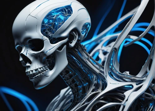 skeletal,endoskeleton,biomechanical,cybernetics,human skeleton,skeletal structure,cyborg,humanoid,scull,skeleton,anatomical,x-ray,xray,cyber,skull sculpture,cinema 4d,skull bones,skeleltt,medical imaging,fractalius,Illustration,Abstract Fantasy,Abstract Fantasy 18