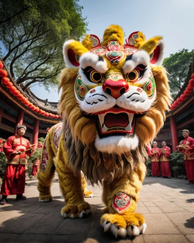 barongsai,chinese dragon,asian tiger,taiwanese opera,xi'an,chinese pastoral cat,china cny,peking opera,happy chinese new year,chinese new years festival,chinese temple,forest king lion,taiwan,two lion,lion,lion head,chinese art,chinese new year,chinese background,asian costume,Photography,General,Natural