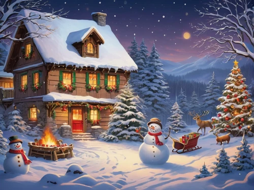 christmas snowy background,christmas landscape,christmas scene,christmasbackground,christmas wallpaper,christmas background,winter background,christmas motif,snow scene,christmas town,watercolor christmas background,christmas house,christmas snow,santa claus train,the occasion of christmas,the holiday of lights,winter village,christmas night,knitted christmas background,christmas snowman,Art,Classical Oil Painting,Classical Oil Painting 36