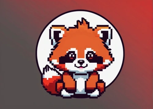 red panda,child fox,red fox,cute fox,a fox,redfox,adorable fox,fox,little fox,firefox,k badge,pixel art,p badge,mozilla,a badge,pixel,fc badge,mascot,christmas fox,growth icon,Unique,Pixel,Pixel 04