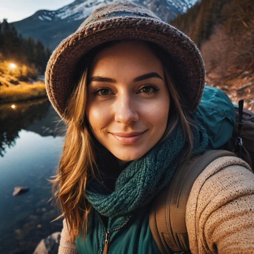 travel woman,girl wearing hat,girl on the river,a girl with a camera,nature photographer,morskie oko,autumn background,travel insurance,mountain hiking,yosemite,alpine sunset,portrait photographers,vermilion lakes,mountain sunrise,photo contest,pond lenses,romantic portrait,südtirol,full frame camera,hiking equipment,Photography,General,Natural
