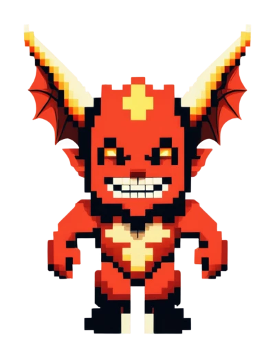 fire devil,pixel art,pixaba,red super hero,imp,devil,flame robin,pixelgrafic,firebrat,hellboy,pixels,fireball,bat smiley,daredevil,diablo,magma,invader,pixel,facebook pixel,red chief,Unique,Pixel,Pixel 01
