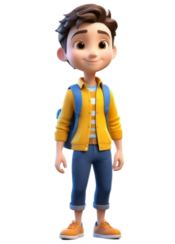 cute cartoon character,agnes,miguel of coco,3d model,peter,animated cartoon,3d figure,male character,main character,timothy,tangelo,scout,geppetto,disney character,ken,cartoon character,clay animation,peter i,game character,matsuno,Unique,3D,3D Character