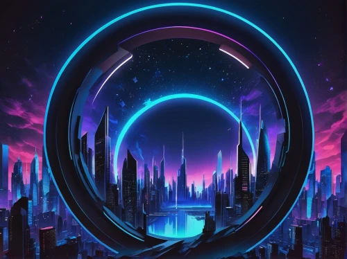 stargate,portal,futuristic landscape,orbital,electric arc,torus,orb,circle,circular,portals,futuristic,echo,time spiral,circle shape frame,arc,saturnrings,baku eye,rings,oval,oculus,Conceptual Art,Fantasy,Fantasy 34