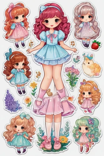 sewing pattern girls,tea party collection,retro paper doll,clipart sticker,watercolor baby items,scrapbook clip art,paper dolls,chibi children,hair clips,butterfly dolls,fairy galaxy,fairy tale icons,chibi kids,vintage fairies,watercolor women accessory,chibi girl,fairytale characters,macaron pattern,digiscrap,heart clipart,Unique,Design,Sticker