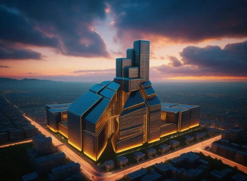 russian pyramid,stalin skyscraper,electric tower,steel tower,temple fade,elbphilharmonie,the skyscraper,skyscraper,metropolis,futuristic architecture,crown render,glass pyramid,cube stilt houses,stalinist skyscraper,renaissance tower,black church,skyscraper town,modern architecture,ekaterinburg,sky space concept,Photography,General,Sci-Fi