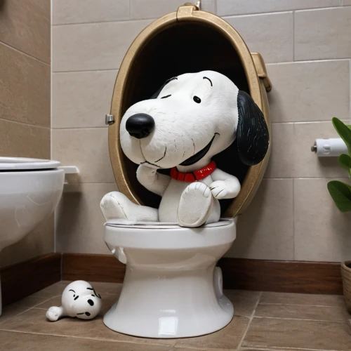 snoopy,bathroom accessory,toilet roll holder,toilet seat,tibet terrier,toy dog,toilet,bathtub accessory,peanuts,pluto,plummer terrier,bidet,toilet table,home accessories,mickey mouse,toy's story,bath toy,lifebuoy,bathroom tissue,jack russel,Photography,General,Natural
