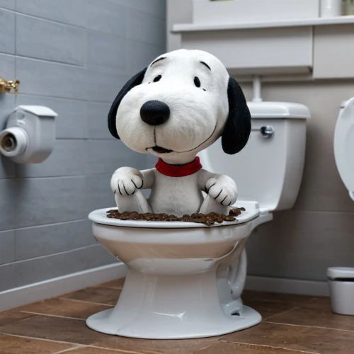 snoopy,bidet,bathroom accessory,toilet,peanuts,wc,toy dog,jack russel,plummer terrier,tibet terrier,toilet roll holder,toilet seat,poo,beagle,frozen poop,schleich,bath toy,loo,drinking fountain,dog-photography,Photography,General,Natural