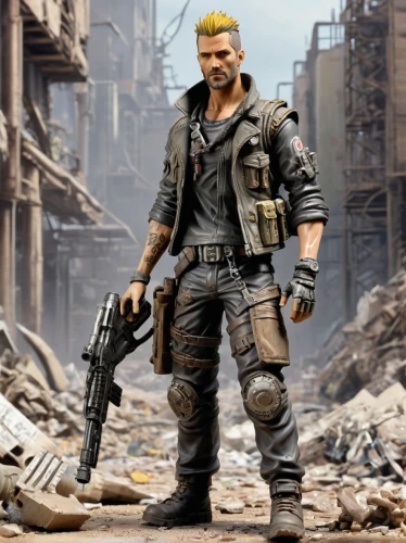 mercenary,pubg mascot,action figure,actionfigure,collectible action figures,mad max,post apocalyptic,game figure,male character,renegade,cleanup,terminator,tangelo,jackal,gi,aop,sniper,3d figure,cable,fallout4,Unique,3D,Garage Kits