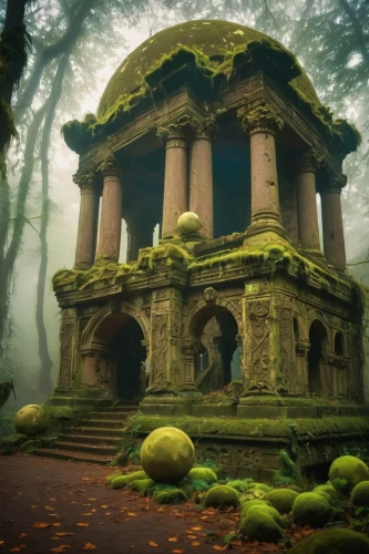 ancient house,mausoleum ruins,ghost castle,ancient buildings,abandoned place,witch's house,ruins,ancient city,greek temple,abandoned places,the ruins of the,house in the forest,poseidons temple,ancient greek temple,stone palace,ancient building,the ancient world,forest chapel,roman temple,artemis temple,Illustration,Realistic Fantasy,Realistic Fantasy 38