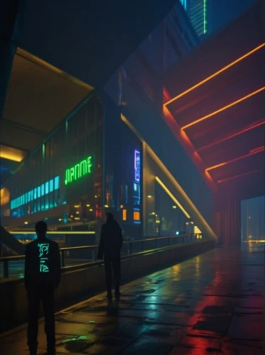 cyberpunk,neon coffee,neon arrows,night scene,city corner,harbour city,neon lights,suburb,cinema strip,neon sign,kamppi,nightlife,metropolis,retro diner,futuristic art museum,neon human resources,neon light,cityscape,neon,nightclub,Conceptual Art,Sci-Fi,Sci-Fi 26