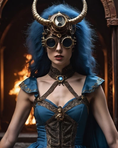 blue enchantress,priestess,sorceress,the enchantress,cosplay image,fantasy woman,athena,headpiece,goddess of justice,mara,cleopatra,artemisia,dark elf,warrior woman,masquerade,steampunk,female warrior,huntress,fantasy portrait,gara,Photography,General,Realistic