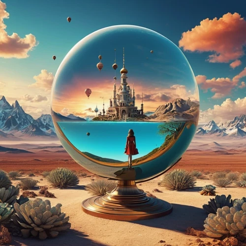 crystal ball,crystal ball-photography,3d fantasy,fantasy world,fantasy picture,waterglobe,glass sphere,globe,fantasy landscape,fantasy art,fantasy city,fantasia,little planet,lensball,dream world,magic mirror,looking glass,parallel worlds,wonderland,the globe,Photography,General,Realistic