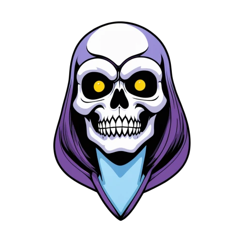 skeleltt,twitch logo,day of the dead icons,halloween vector character,twitch icon,day of the dead skeleton,calavera,grimm reaper,calaverita sugar,skull allover,png image,bot icon,scull,grim reaper,undead warlock,png transparent,death head,witch's hat icon,day of the dead frame,skull mask,Unique,Design,Sticker