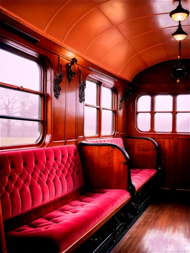 railway carriage,passenger car,railroad car,rail car,train car,bus from 1903,memphis tennessee trolley,routemaster,wooden carriage,train compartment,charter train,streetcar,compartment,street car,hogwarts express,museum train,passenger cars,the vehicle interior,old train,unit compartment car,Illustration,Retro,Retro 08