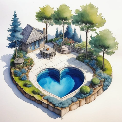 pool house,swim ring,dug-out pool,garden pond,aqua studio,summer cottage,landscape plan,japanese zen garden,house with lake,floating islands,koi pond,outdoor pool,artificial islands,floating island,swimming pool,landscape design sydney,underwater oasis,artificial island,landscape designers sydney,home landscape,Conceptual Art,Fantasy,Fantasy 03