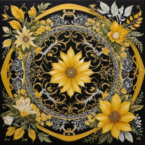 floral ornament,floral rangoli,sunflower lace background,embroidered flowers,mandala flower,celestial chrysanthemum,flower fabric,floral frame,decorative plate,ceramic hob,mandala,floral border,helianthus,floral composition,flower mandalas,flowers png,vintage embroidery,sunflower coloring,flower painting,art nouveau design