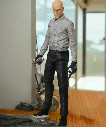 action figure,actionfigure,3d figure,3d man,henchman,model train figure,prejmer,janitor,collectible action figures,game figure,a wax dummy,cowl vulture,male mask killer,rc model,bald,male character,angry man,spy,walking man,kingpin