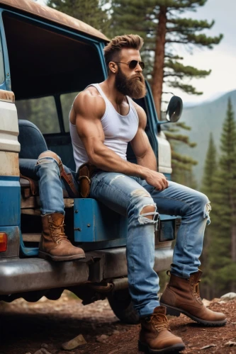 lumberjack,lumberjack pattern,brawny,carpenter jeans,muscle icon,woodsman,mountaineer,wrangler,rugged,muscular build,mountain boots,camping gear,macho,blue-collar,pickup-truck,muscular,log truck,men's wear,nomad life,leather hiking boots,Photography,Fashion Photography,Fashion Photography 24