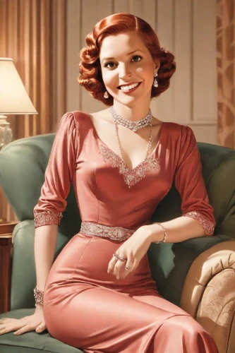 maureen o'hara - female,retro woman,pearl necklace,art deco woman,maraschino,vintage woman,retro women,1950s,a charming woman,ginger rodgers,retro christmas lady,audrey,shirley temple,packard patrician,jane russell-female,1940s,lady in red,british actress,1940 women,1950's