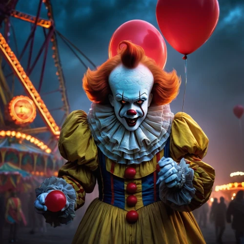 scary clown,horror clown,it,creepy clown,clown,circus,rodeo clown,clowns,hot air,cirque,balloon hot air,big top,circus show,balloon,ronald,balloon trip,circus animal,ringmaster,halloween and horror,red balloon,Conceptual Art,Fantasy,Fantasy 28