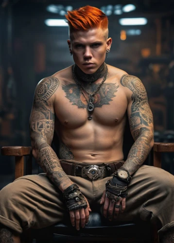 aquaman,ginger rodgers,male character,kahn,punk,male elf,tattoos,cyborg,lincoln blackwood,tattoo artist,cable,with tattoo,austin stirling,jack rose,ginger,mohawk,lucus burns,ryan navion,ed fu,the finch,Photography,General,Sci-Fi