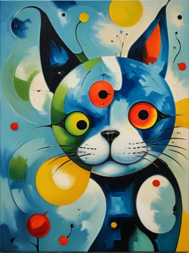 cat on a blue background,cartoon cat,calico cat,motif,cat portrait,blue eyes cat,feline,siamese cat,tabby cat,moqueca,oil painting on canvas,the cat,glass painting,domestic cat,whimsical animals,cat-ketch,chinese pastoral cat,art painting,cat with blue eyes,cat frame
